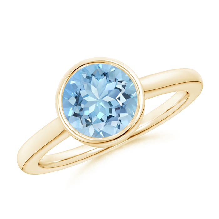 AAAA - Aquamarine / 1.6 CT / 14 KT Yellow Gold