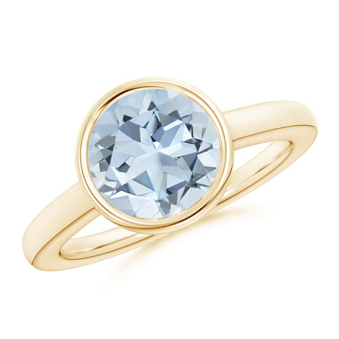 A - Aquamarine / 2.3 CT / 14 KT Yellow Gold