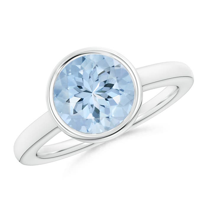 AA - Aquamarine / 2.3 CT / 14 KT White Gold