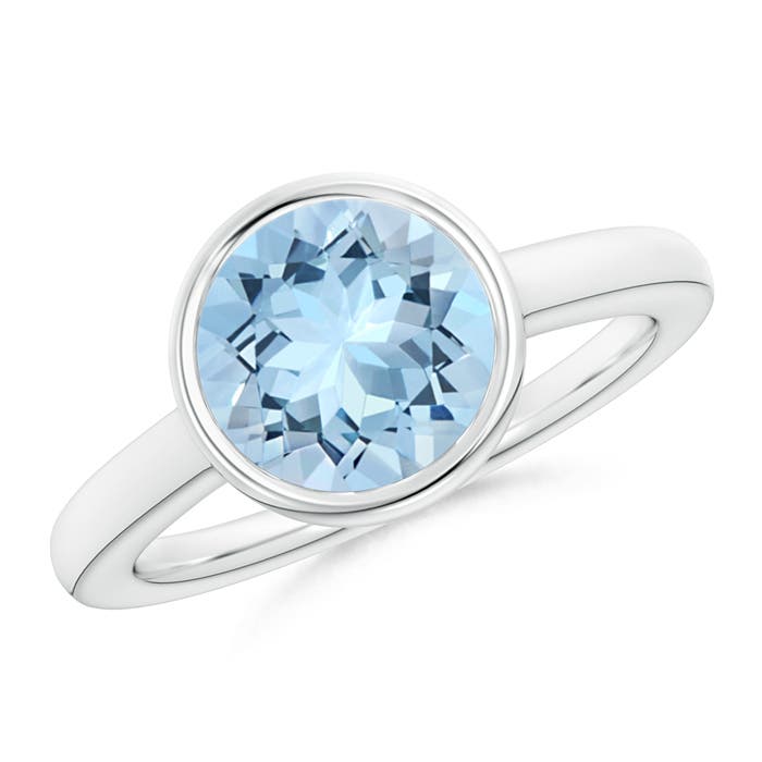 AAA - Aquamarine / 2.3 CT / 14 KT White Gold