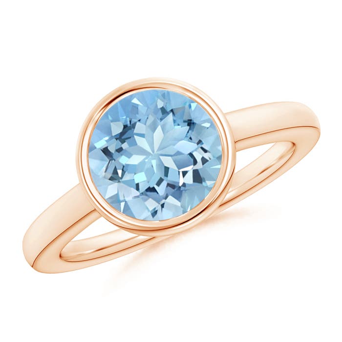 AAAA - Aquamarine / 2.3 CT / 14 KT Rose Gold