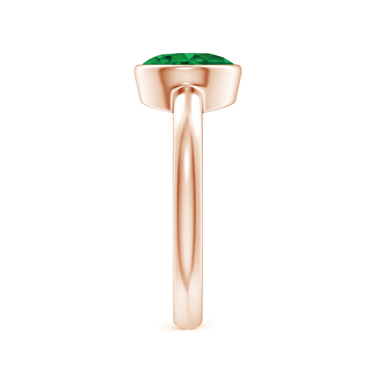 AAA - Emerald / 1.75 CT / 14 KT Rose Gold