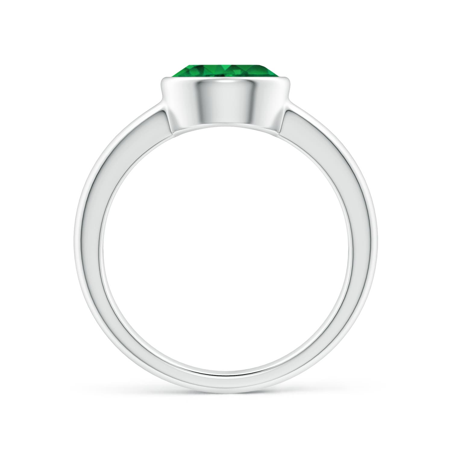 AAA - Emerald / 1.75 CT / 14 KT White Gold