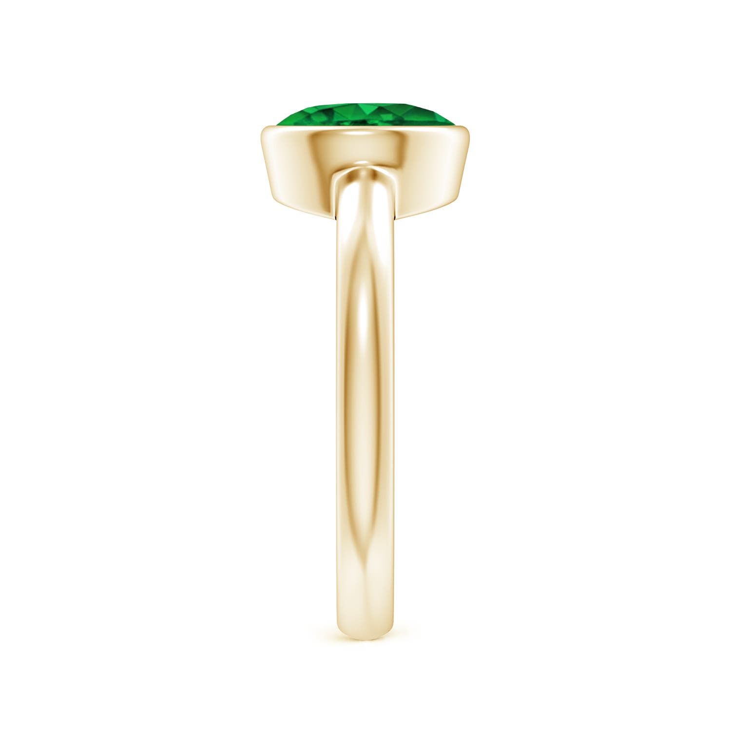 Premium - Lab-Grown Emerald / 1.75 CT / 14 KT Yellow Gold