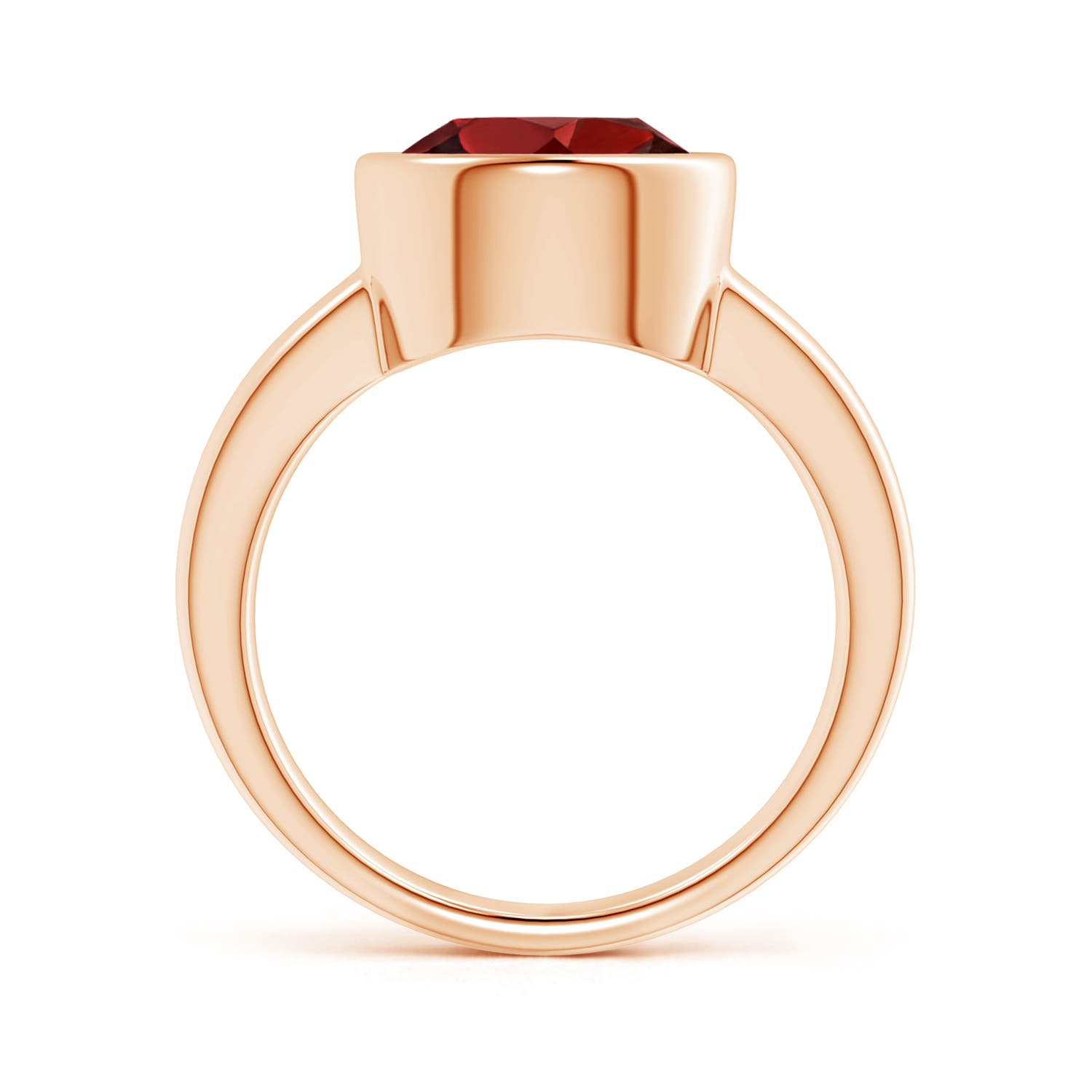 AAAA - Garnet / 4.5 CT / 14 KT Rose Gold