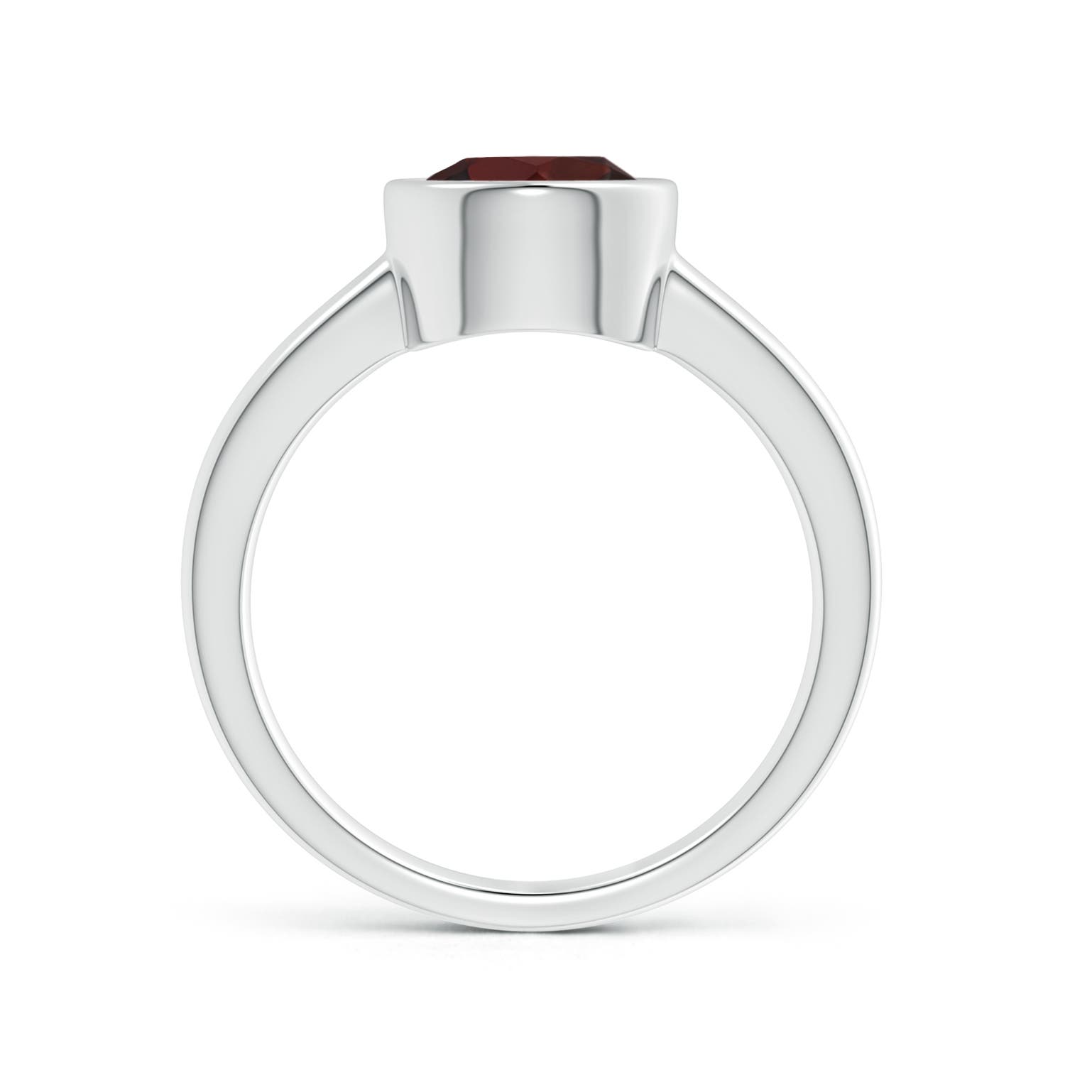 A - Garnet / 2.2 CT / 14 KT White Gold