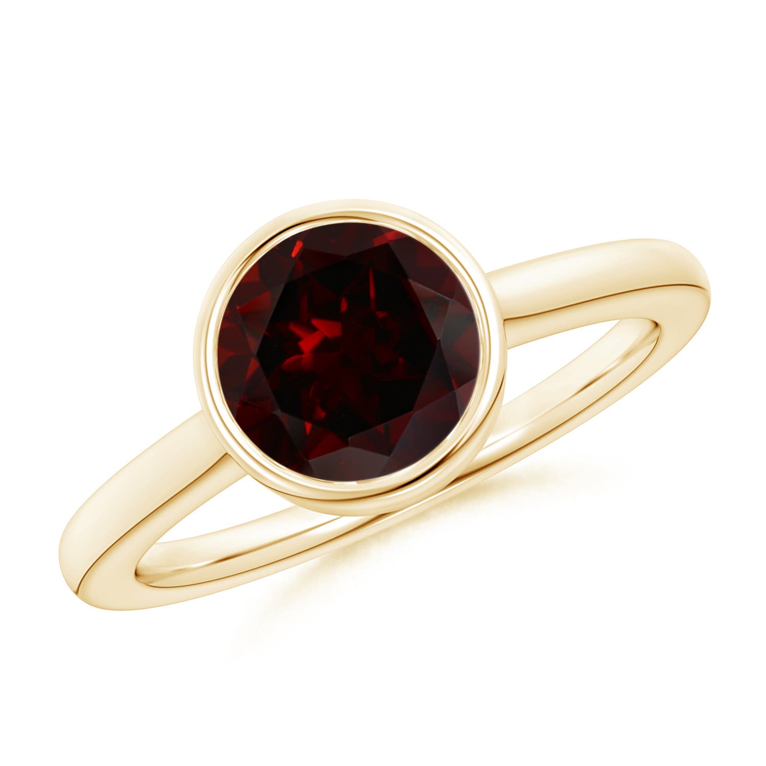 A - Garnet / 2.2 CT / 14 KT Yellow Gold