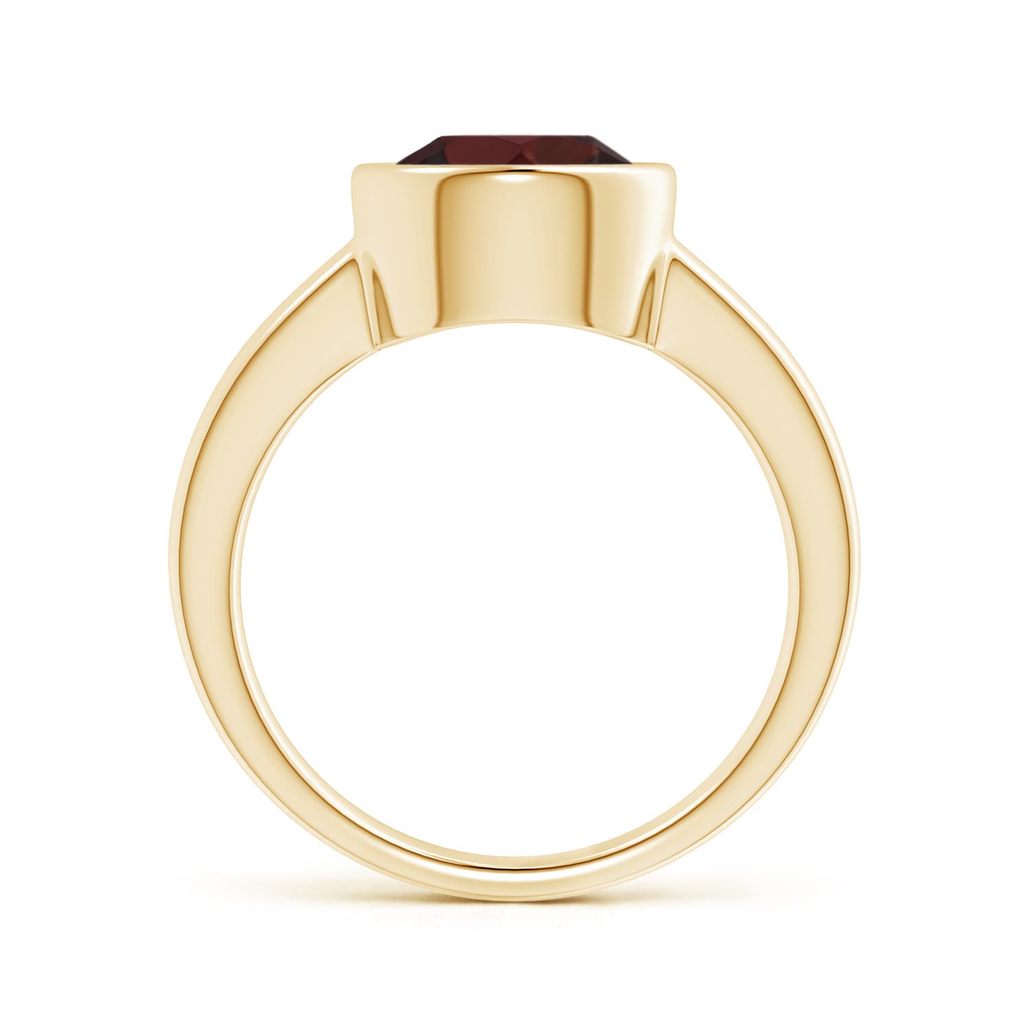 A - Garnet / 3.2 CT / 14 KT Yellow Gold