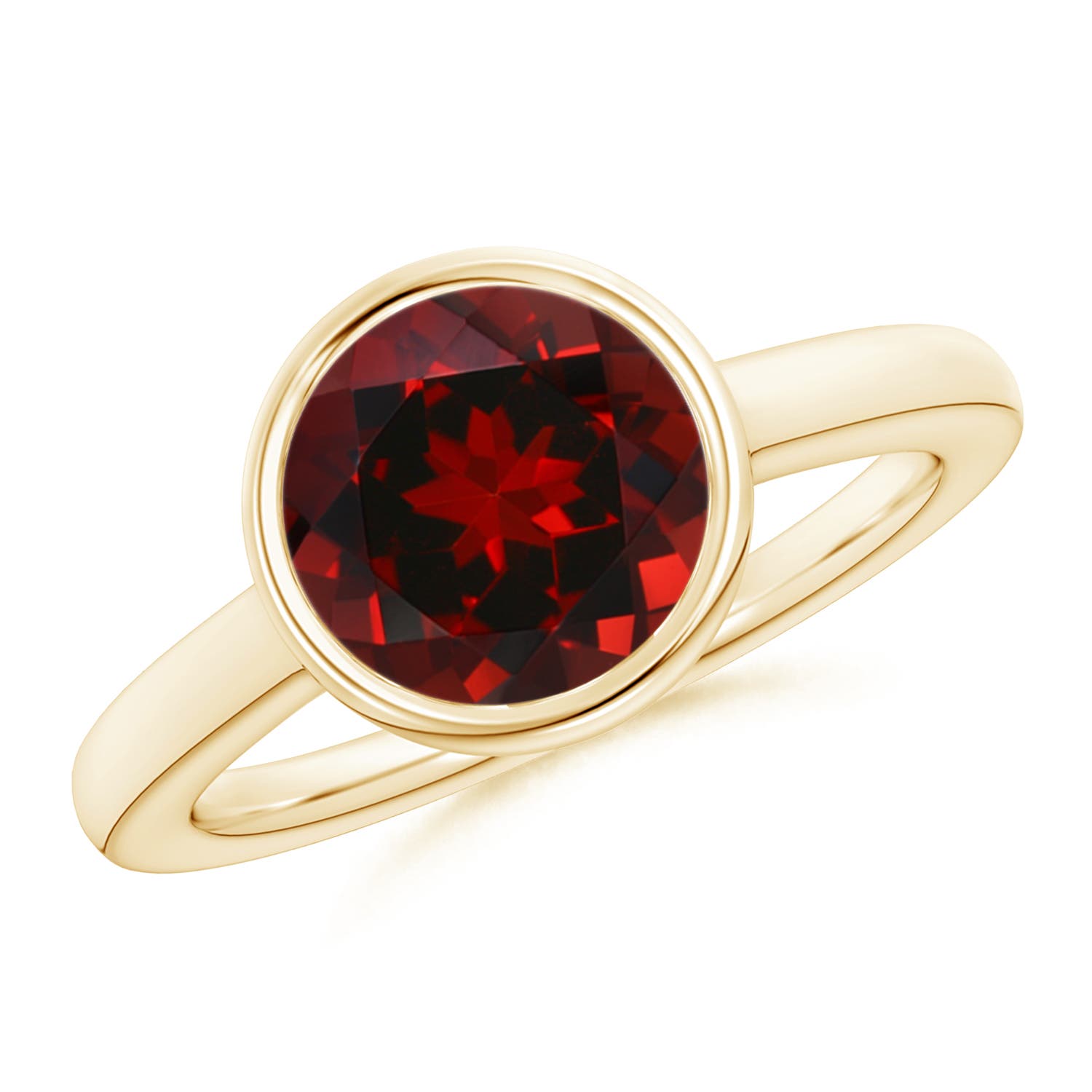 AAAA - Garnet / 3.2 CT / 14 KT Yellow Gold