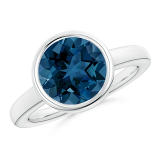 Round AAA London Blue Topaz