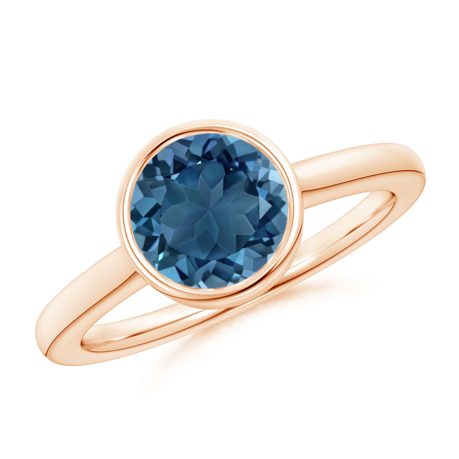 AA - London Blue Topaz / 2.35 CT / 14 KT Rose Gold