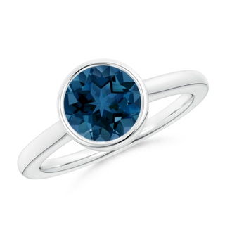 Round AAA London Blue Topaz