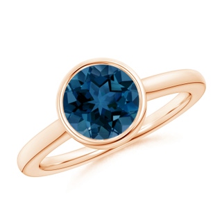 Round AAA London Blue Topaz