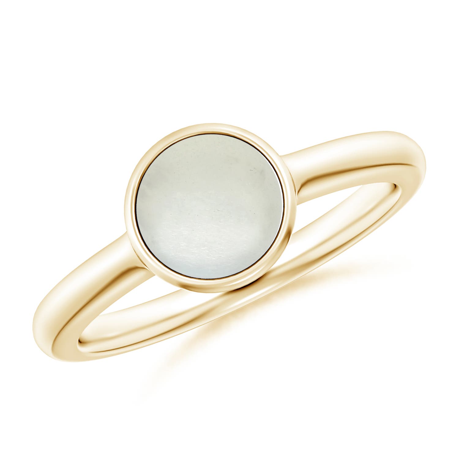 AA - Moonstone / 1.25 CT / 14 KT Yellow Gold