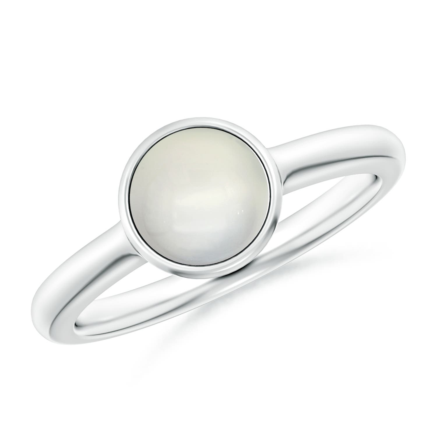 AAA - Moonstone / 1.25 CT / 14 KT White Gold