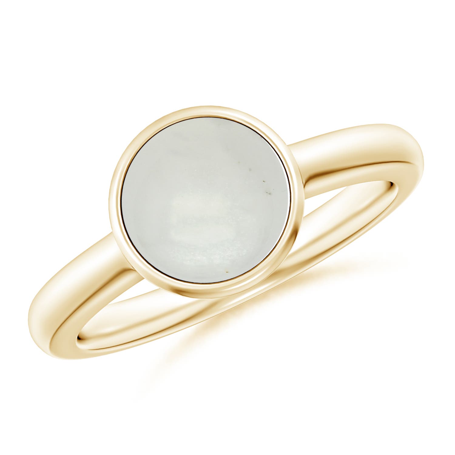 A - Moonstone / 1.9 CT / 14 KT Yellow Gold