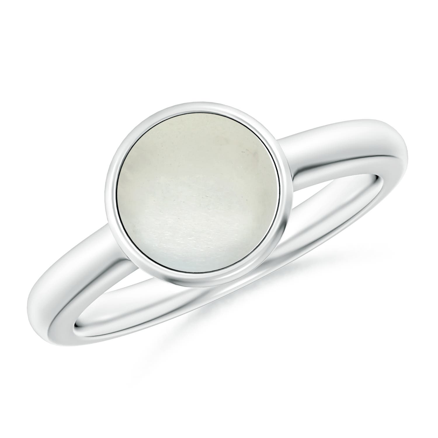 AA - Moonstone / 1.9 CT / 14 KT White Gold