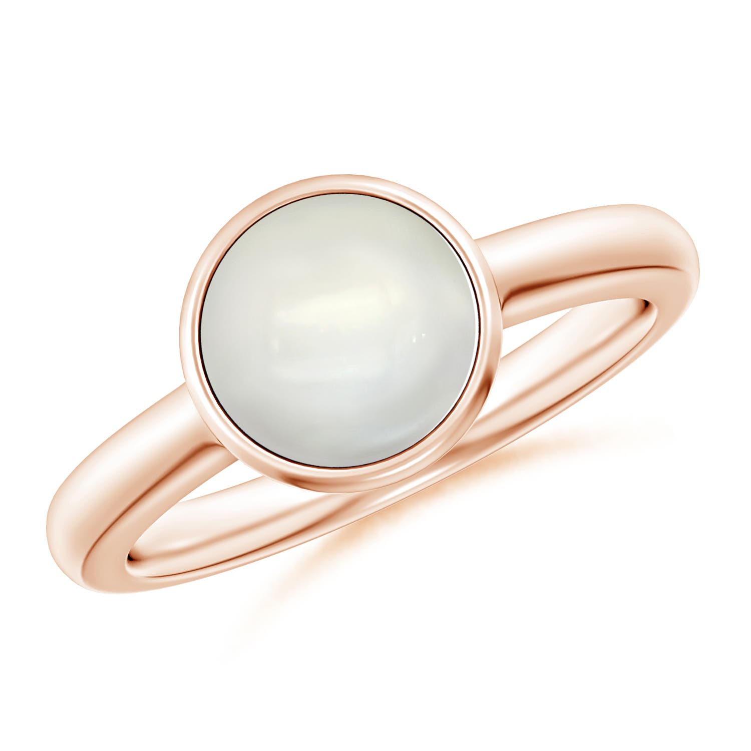 AAAA - Moonstone / 1.9 CT / 14 KT Rose Gold