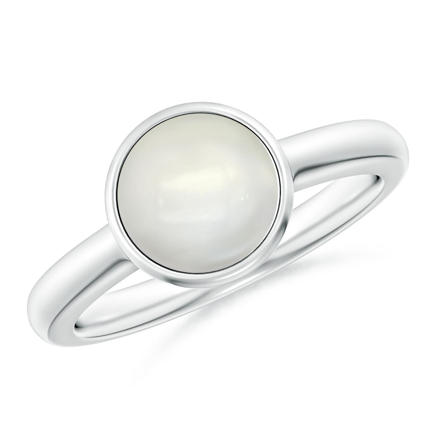 AAAA - Moonstone / 1.9 CT / 14 KT White Gold