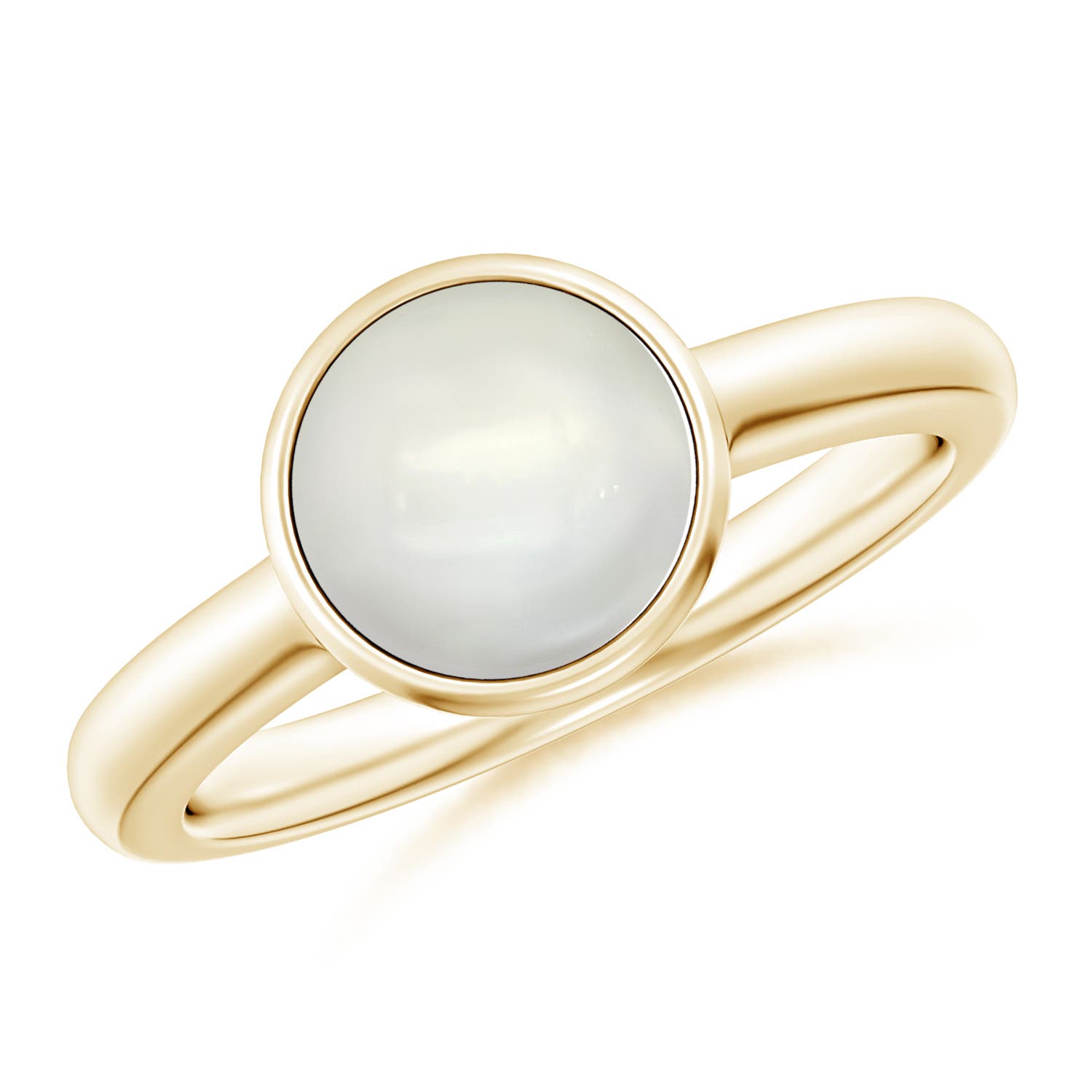 AAAA - Moonstone / 1.9 CT / 14 KT Yellow Gold