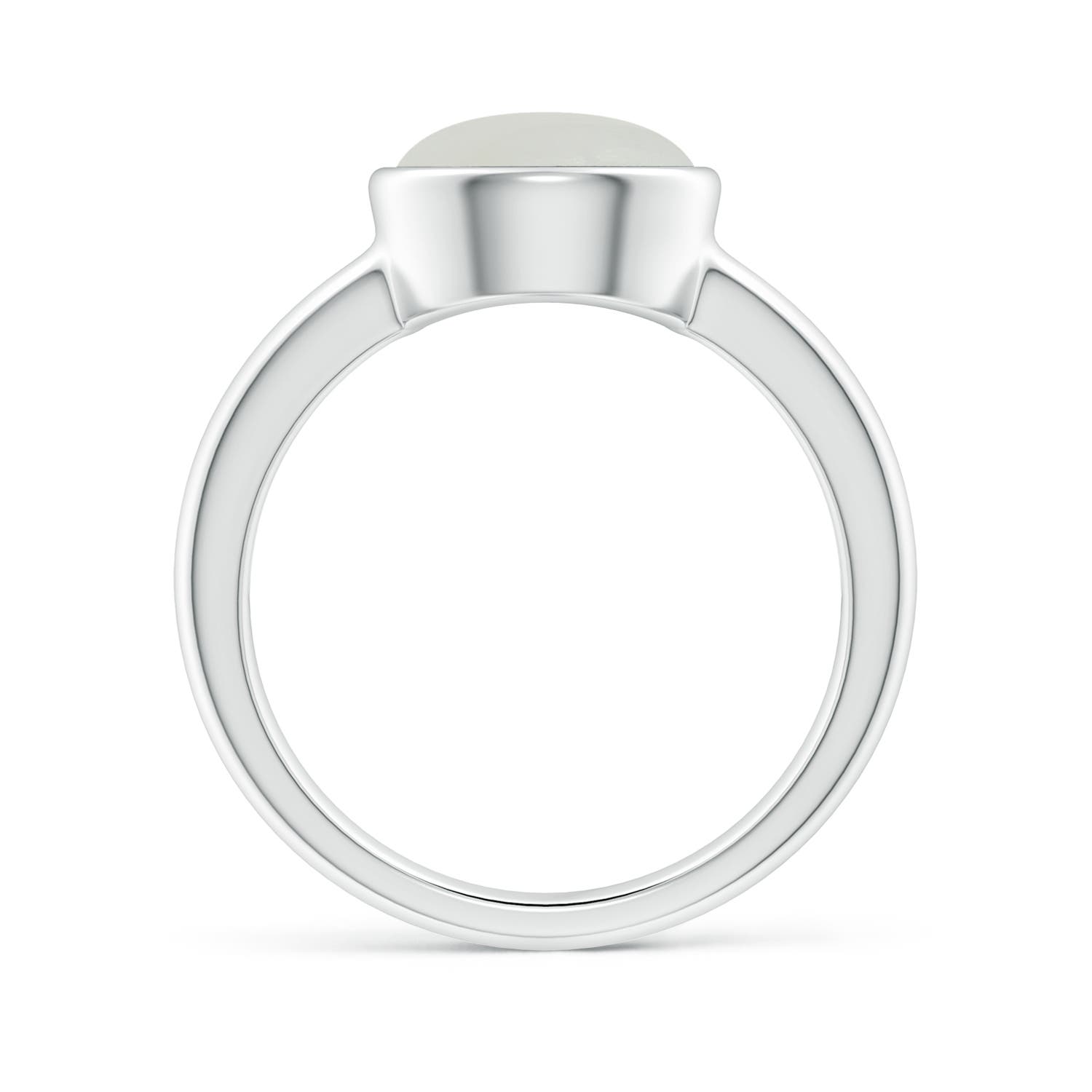 A - Moonstone / 2.7 CT / 14 KT White Gold