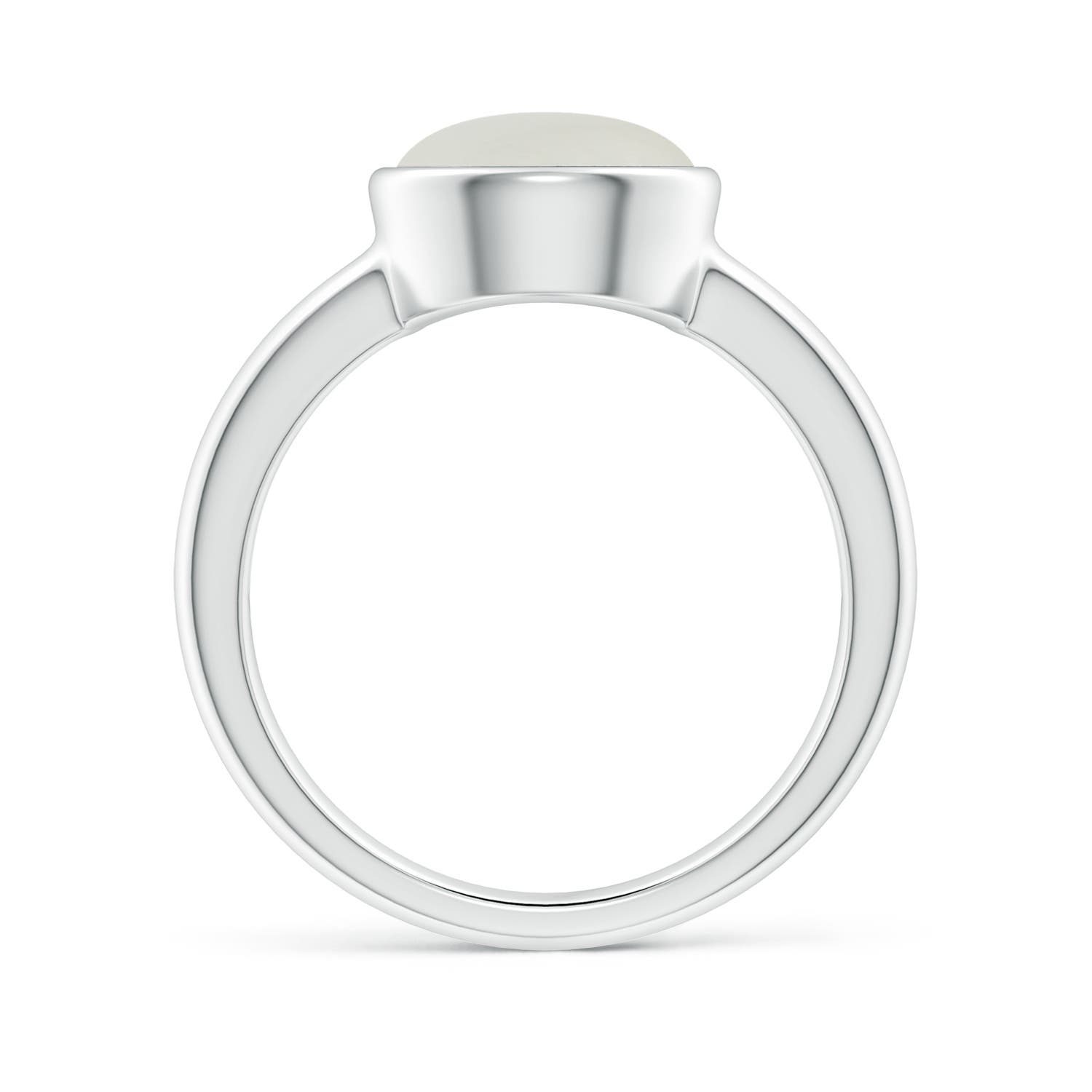 AAAA - Moonstone / 2.7 CT / 14 KT White Gold