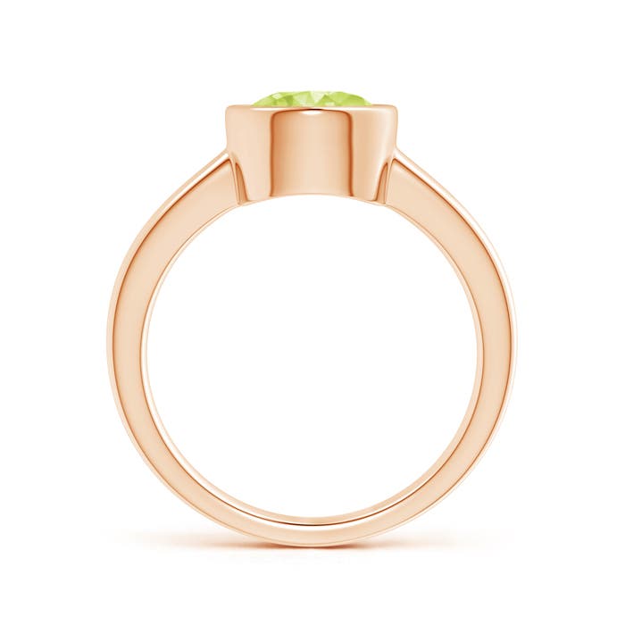 A - Peridot / 2 CT / 14 KT Rose Gold