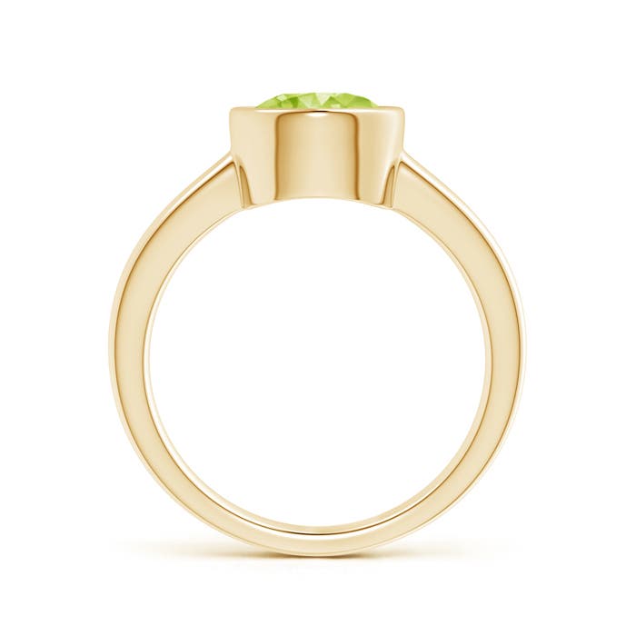 AA - Peridot / 2 CT / 14 KT Yellow Gold