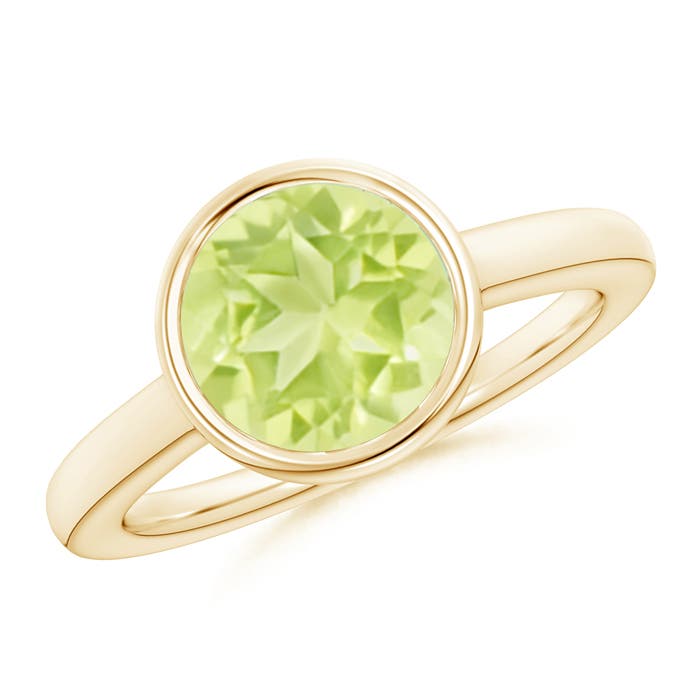 A - Peridot / 2.9 CT / 14 KT Yellow Gold