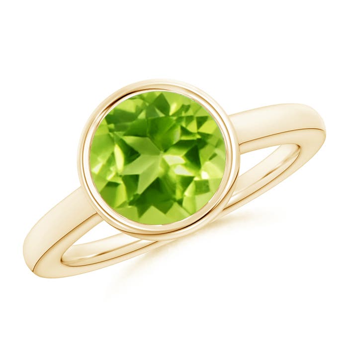 AAA - Peridot / 2.9 CT / 14 KT Yellow Gold