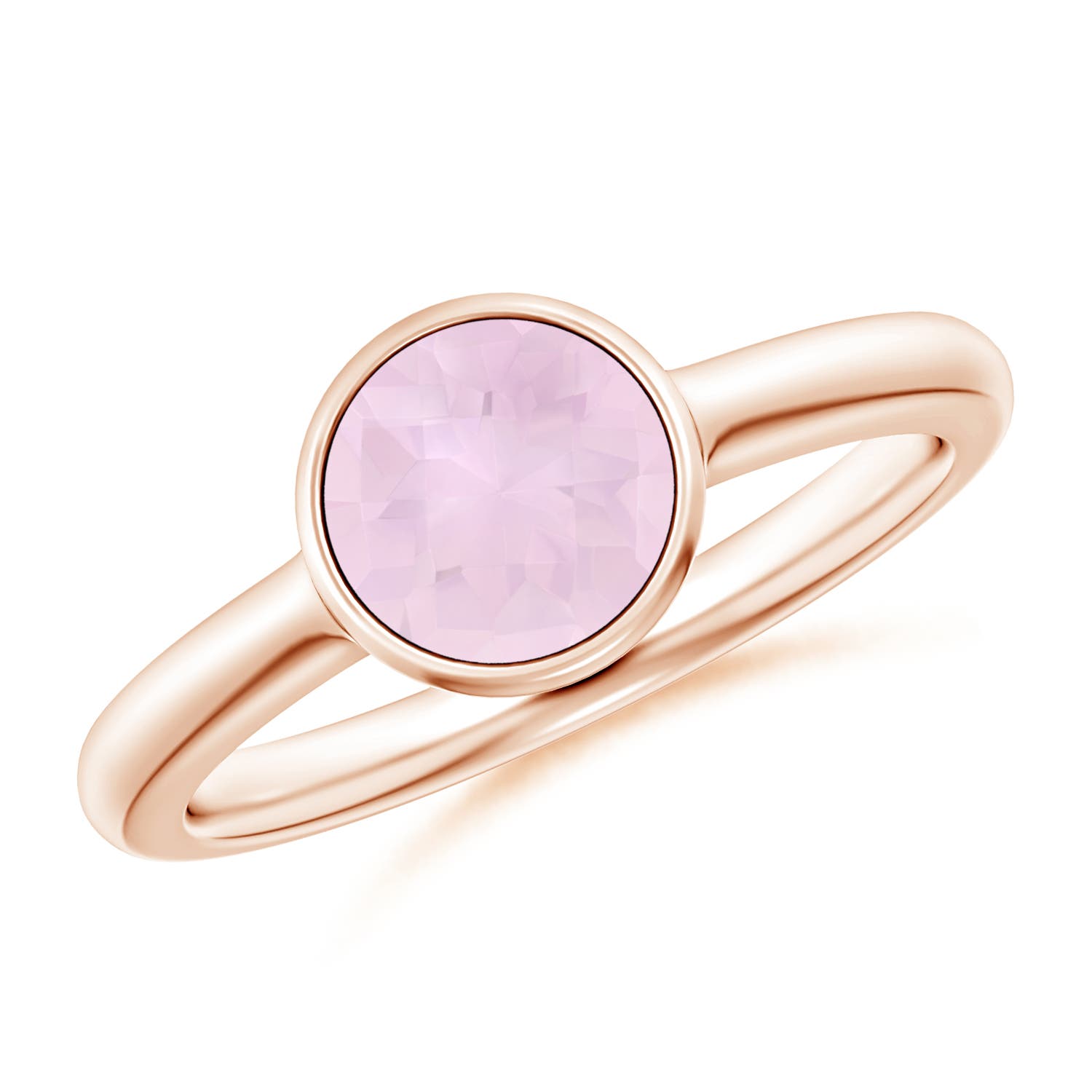 AA - Rose Quartz / 1.35 CT / 14 KT Rose Gold