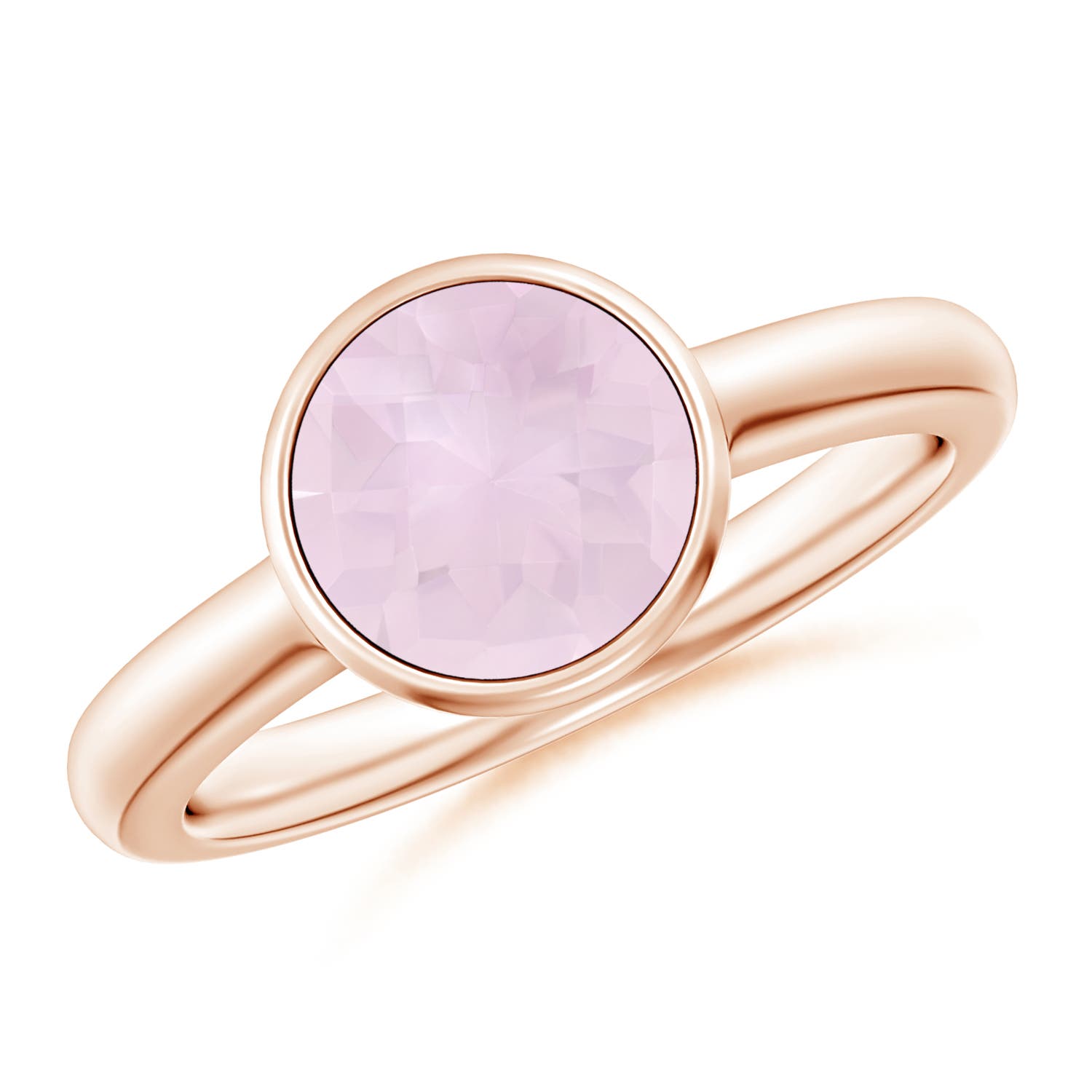 A - Rose Quartz / 1.7 CT / 14 KT Rose Gold