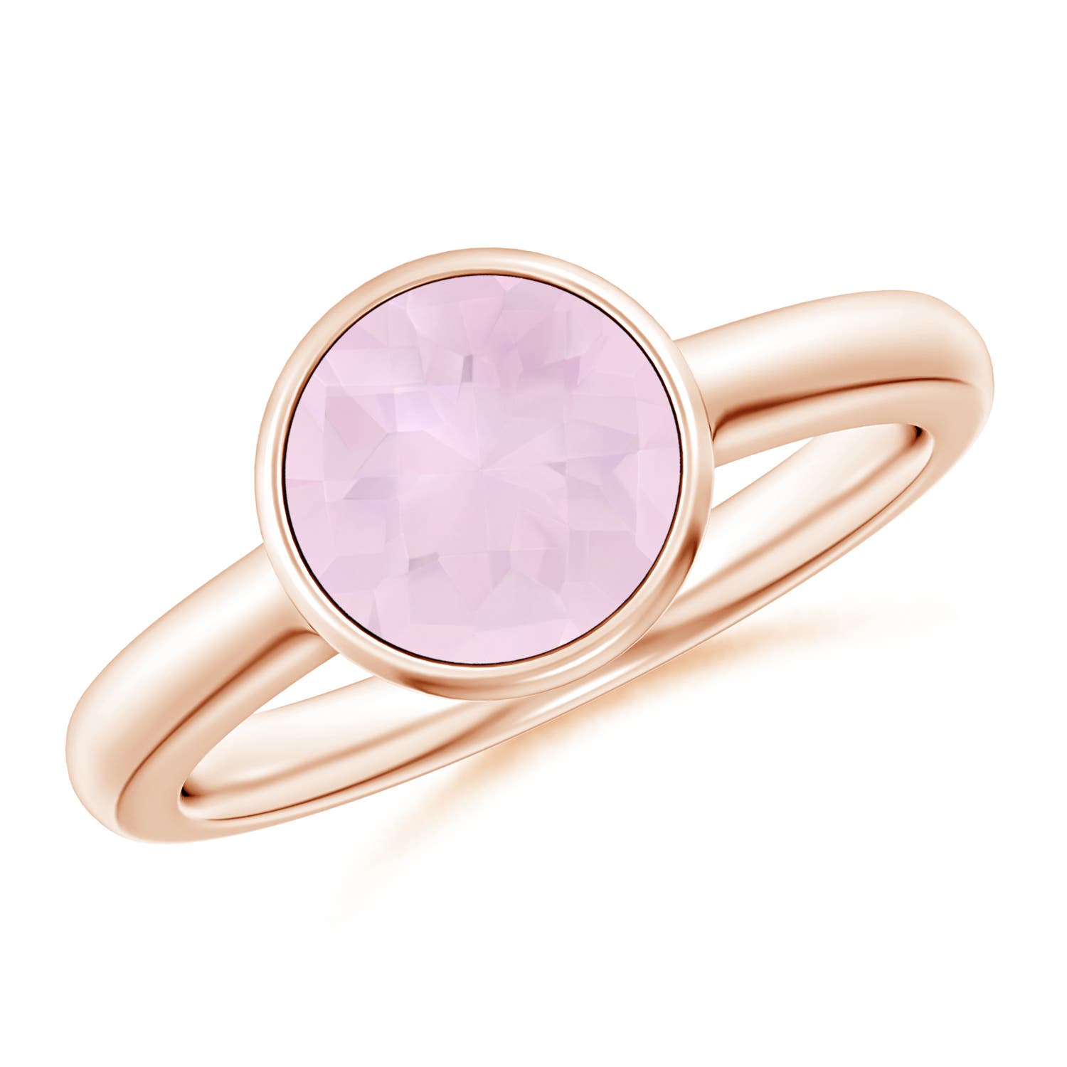 AA - Rose Quartz / 1.7 CT / 14 KT Rose Gold