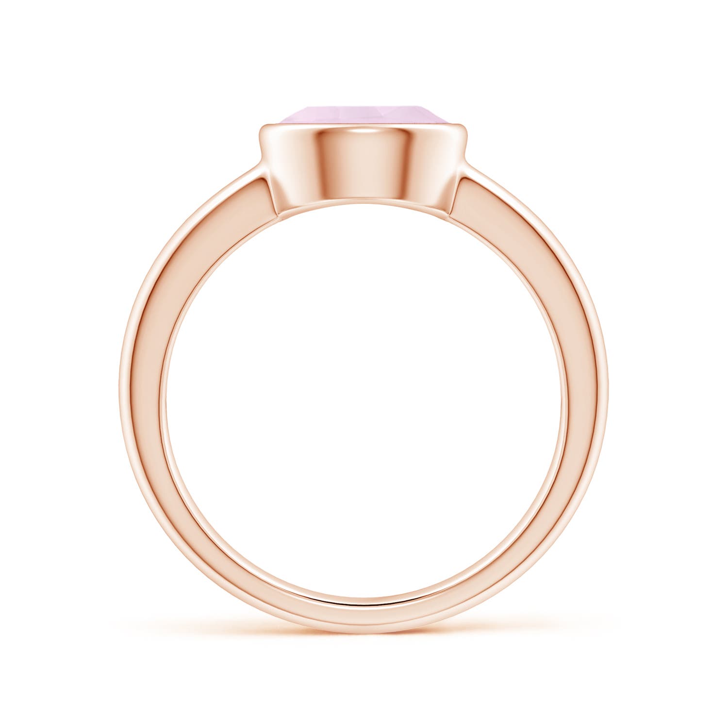 AA - Rose Quartz / 1.7 CT / 14 KT Rose Gold