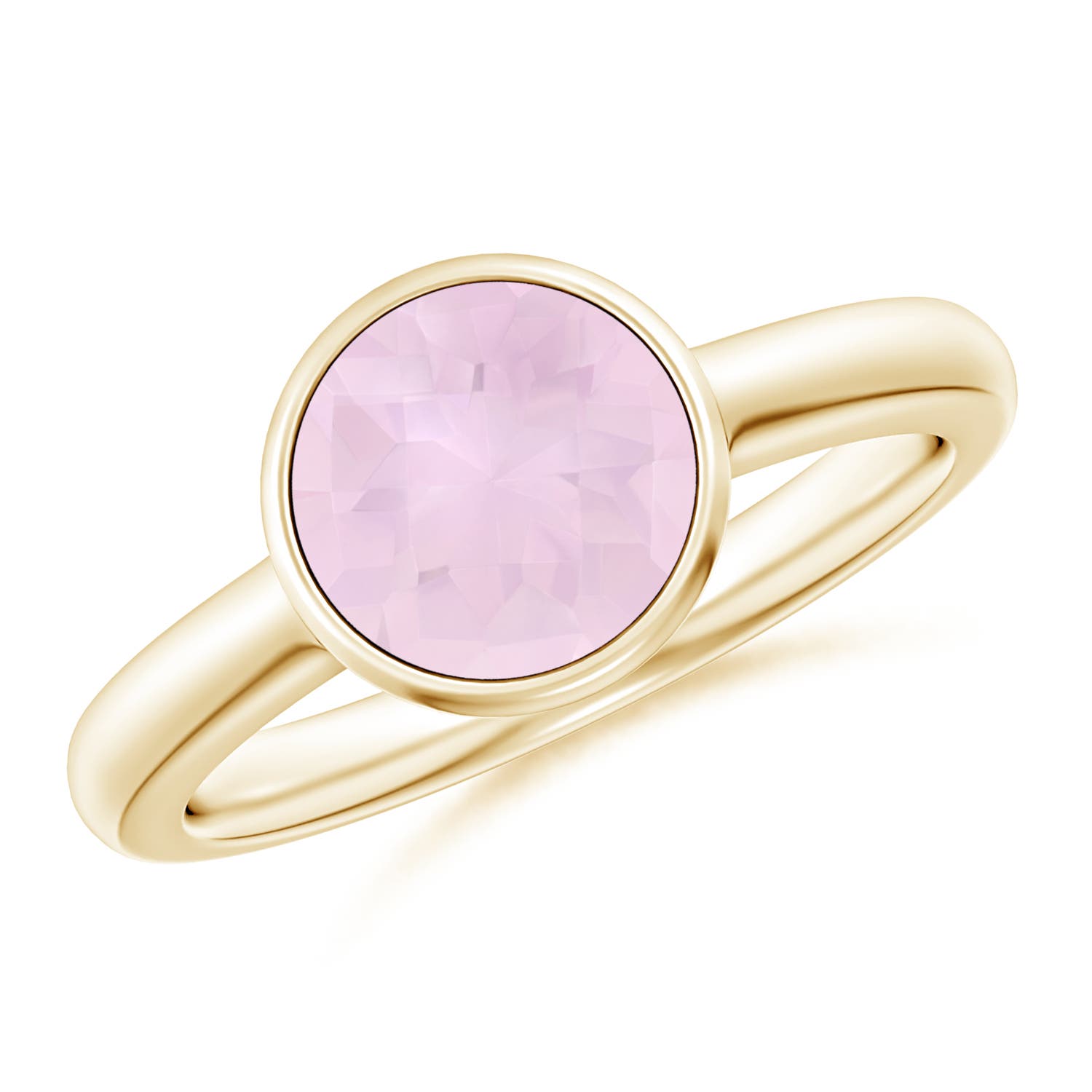 AA - Rose Quartz / 1.7 CT / 14 KT Yellow Gold