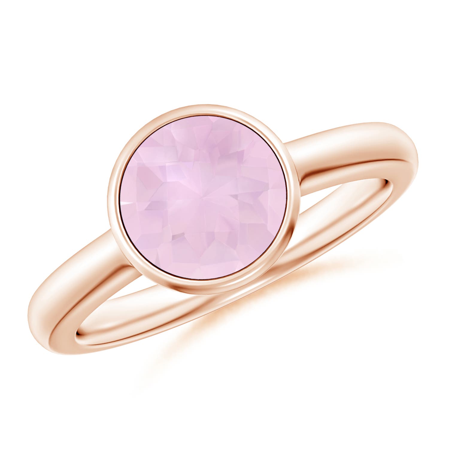 AAA - Rose Quartz / 1.7 CT / 14 KT Rose Gold