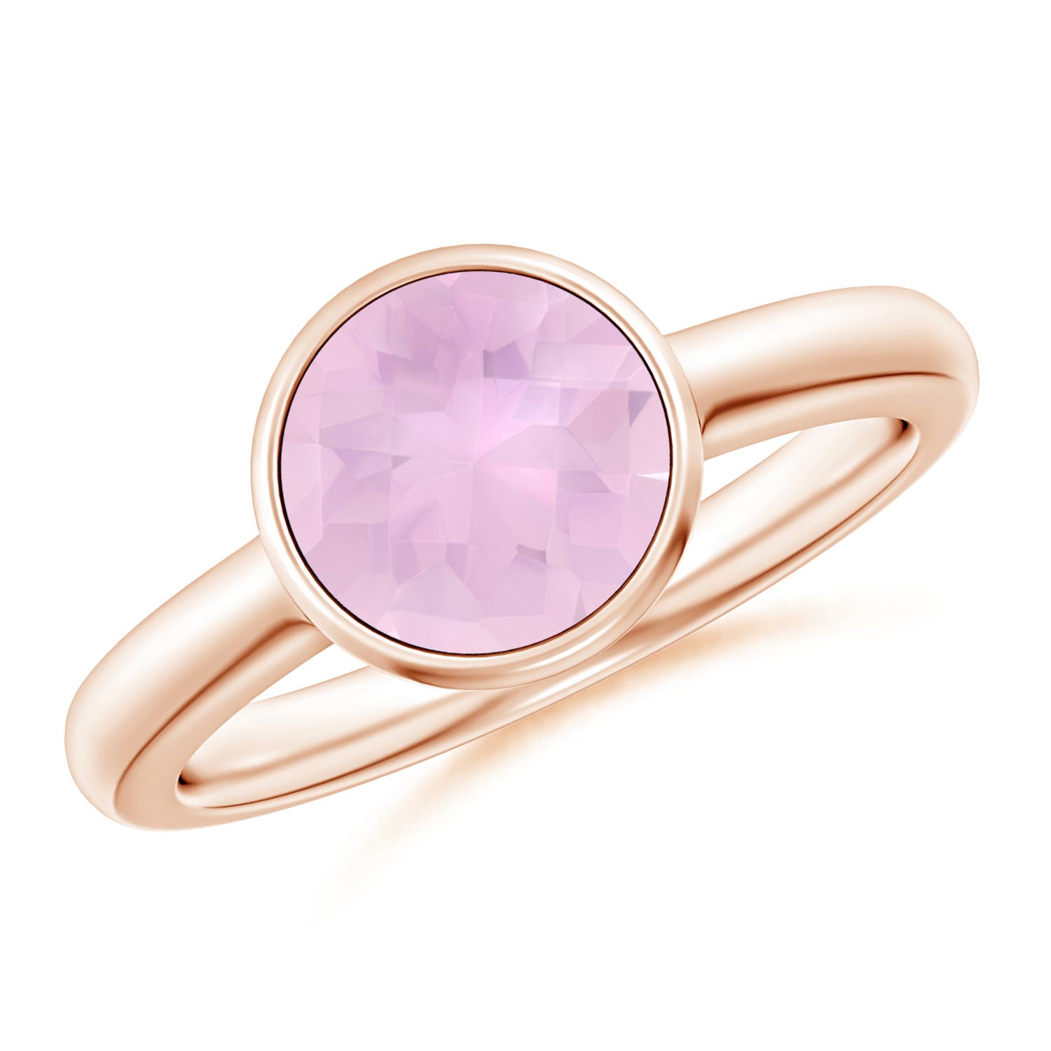 AAAA - Rose Quartz / 1.7 CT / 14 KT Rose Gold