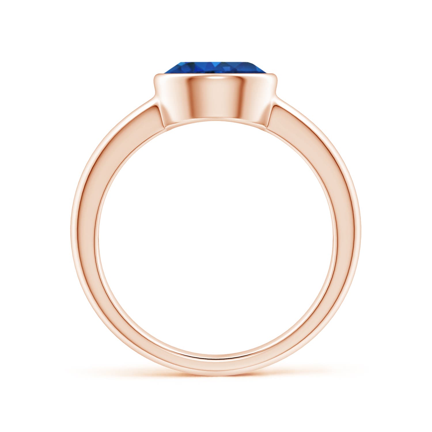 AAA - Blue Sapphire / 2.2 CT / 14 KT Rose Gold