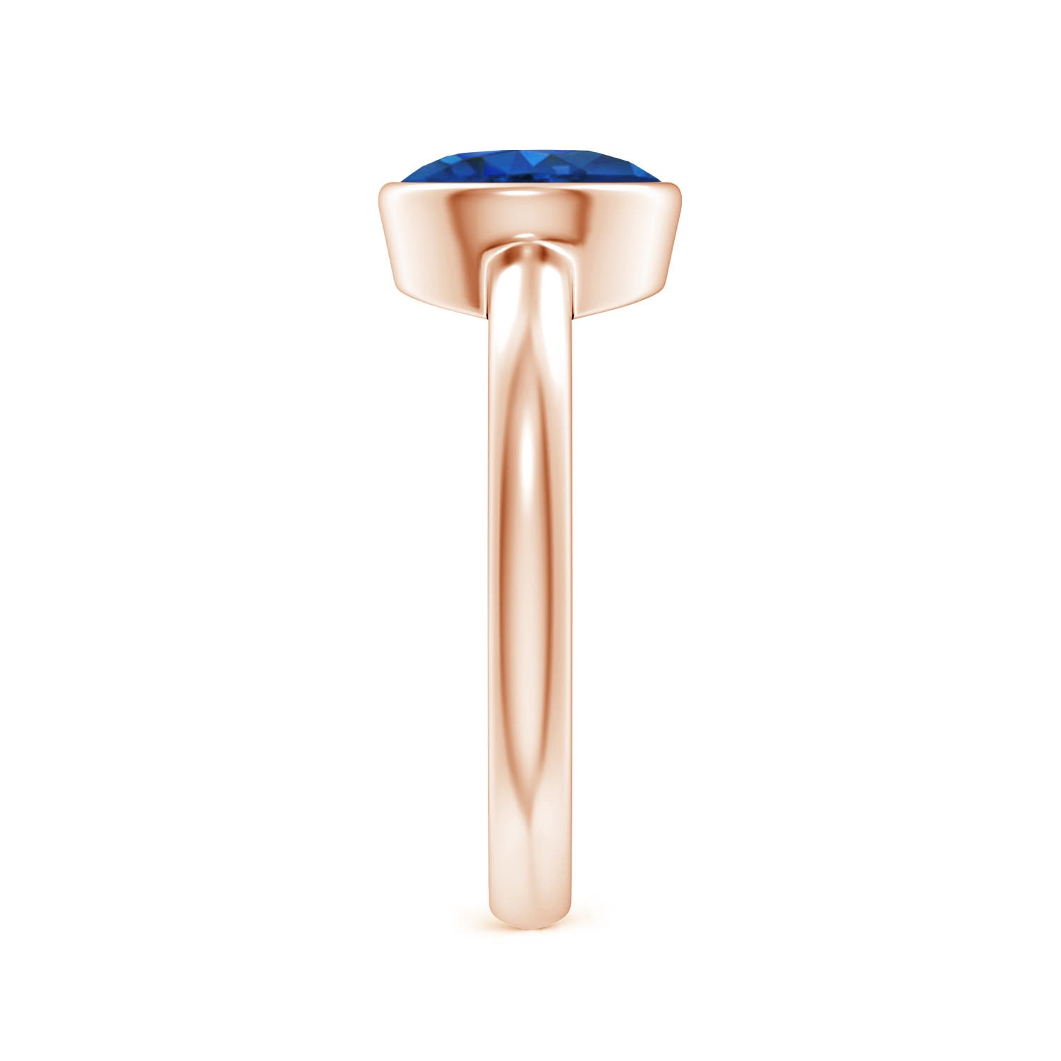 AAA - Blue Sapphire / 2.2 CT / 14 KT Rose Gold