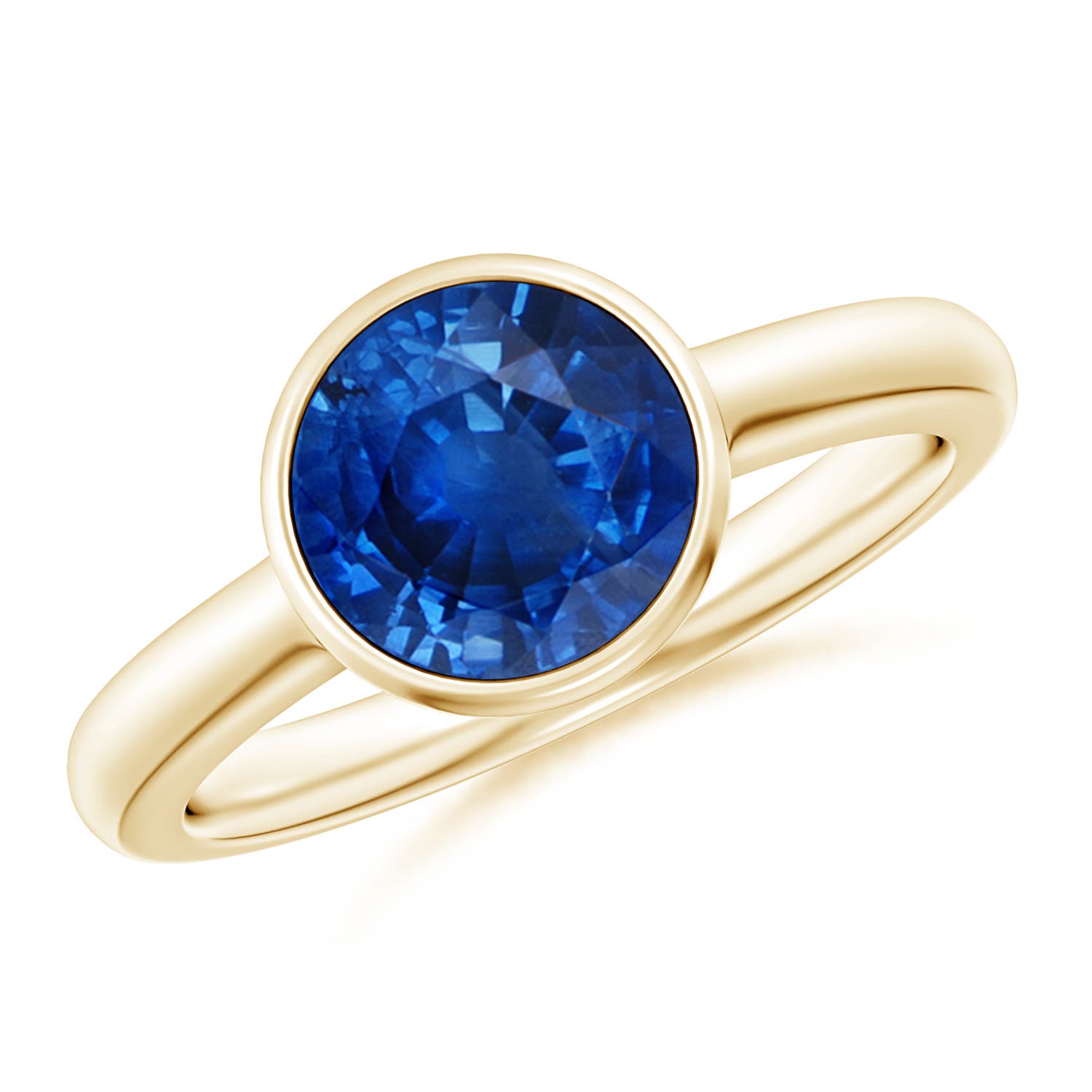 AAA - Blue Sapphire / 2.2 CT / 14 KT Yellow Gold