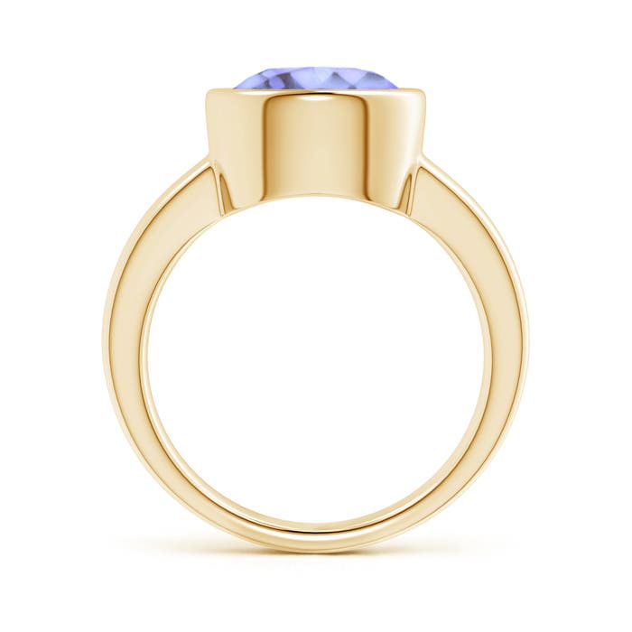 A - Tanzanite / 3.5 CT / 14 KT Yellow Gold