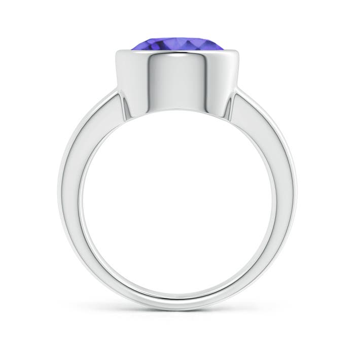 AA - Tanzanite / 3.5 CT / 14 KT White Gold