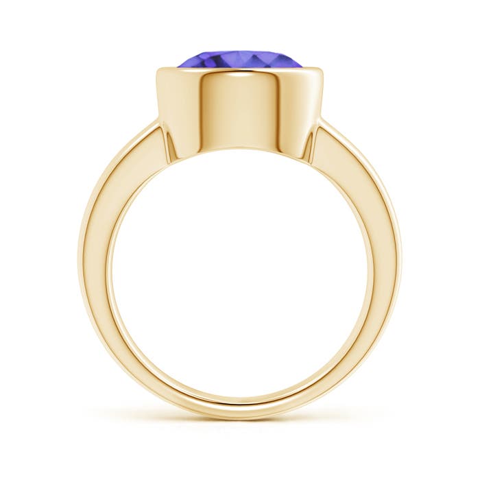 AA - Tanzanite / 3.5 CT / 14 KT Yellow Gold