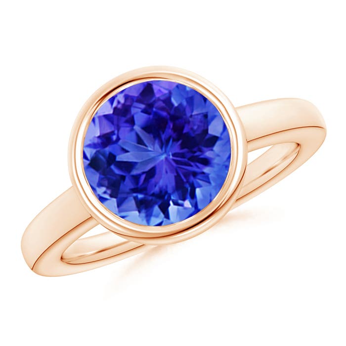 AAA - Tanzanite / 3.5 CT / 14 KT Rose Gold