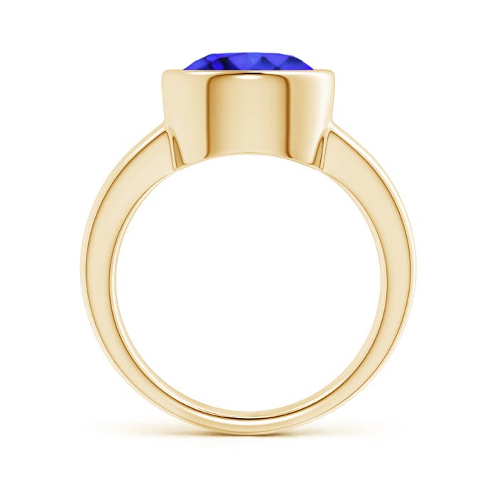 AAA - Tanzanite / 3.5 CT / 14 KT Yellow Gold