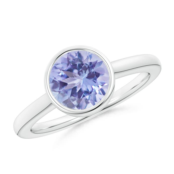 A - Tanzanite / 1.8 CT / 14 KT White Gold