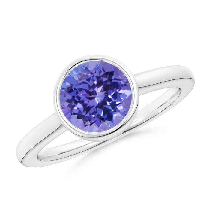 AA - Tanzanite / 1.8 CT / 14 KT White Gold