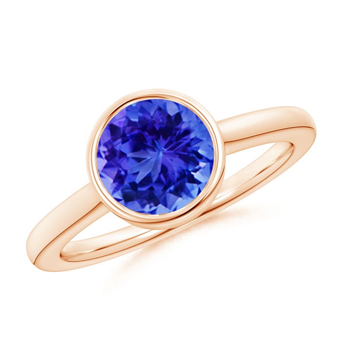 AAA - Tanzanite / 1.8 CT / 14 KT Rose Gold