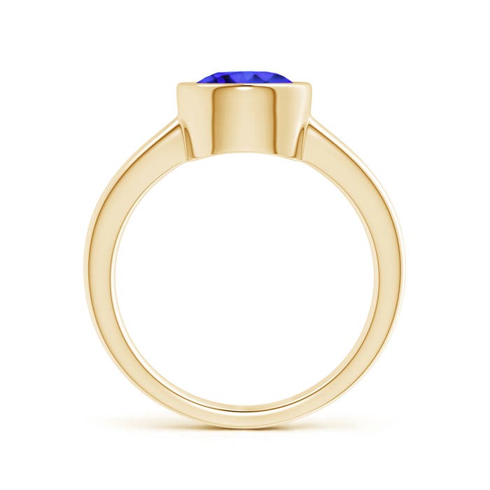 AAA - Tanzanite / 1.8 CT / 14 KT Yellow Gold