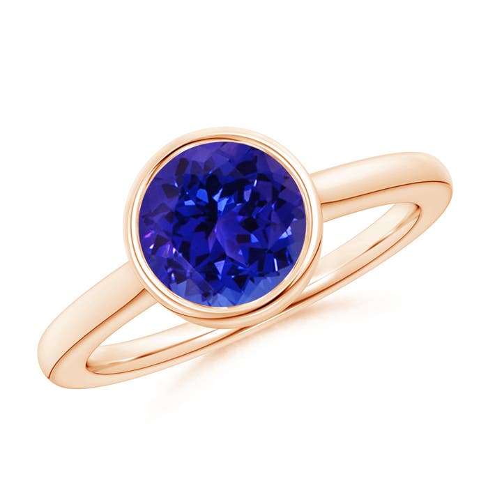 AAAA - Tanzanite / 1.8 CT / 14 KT Rose Gold